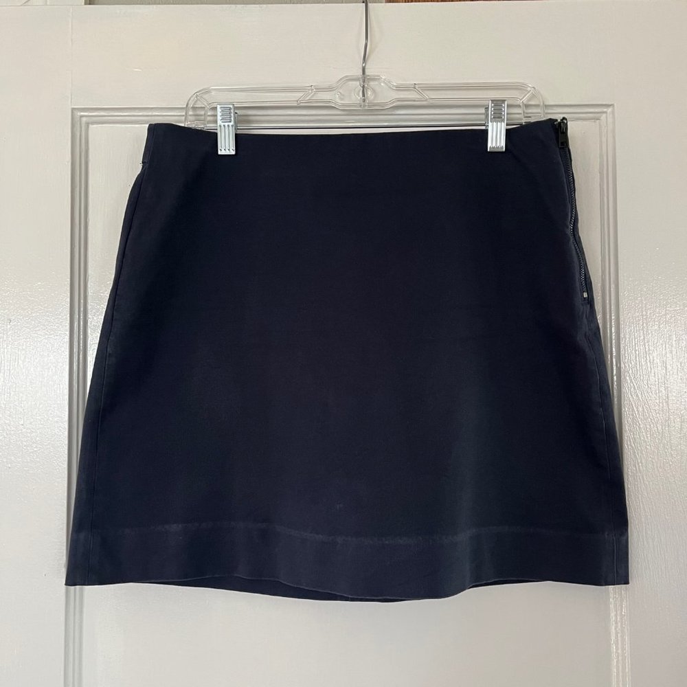 Everlane navy blue mini skirt